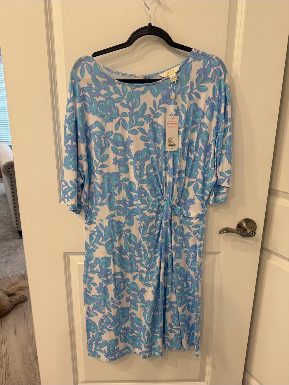 Lilly Pulitzer Shaw Dress - Jacaranda Blue NWT XL